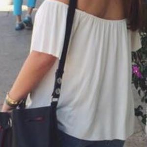 Urban Outfitters Strapless White Top